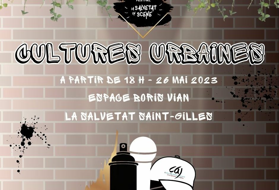 Les Cultures Urbaines seront à l’honneur le 26 mai 2023
