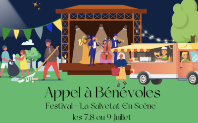 Appel à bénévoles pour le festival de musique “La Salvetat en Scène” !