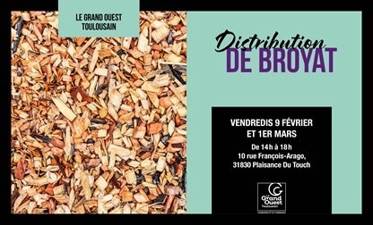 [Grand Ouest Toulousain] Distribution gratuite de broyat