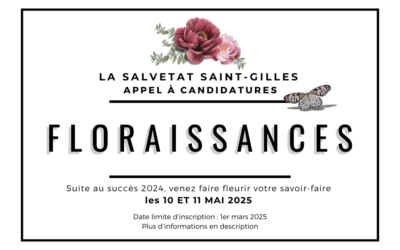 [FLORAISSANCES] Formulaire d’inscription