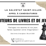Auteurs, participez à la Fête du Livre et du Jeu