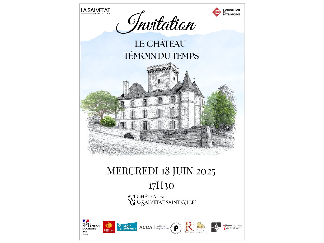Restitution publique de l’étude du château