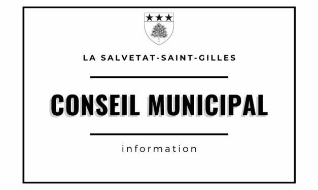 [CONSEIL MUNICIPAL] Prochain Conseil Municipal – 9 juillet